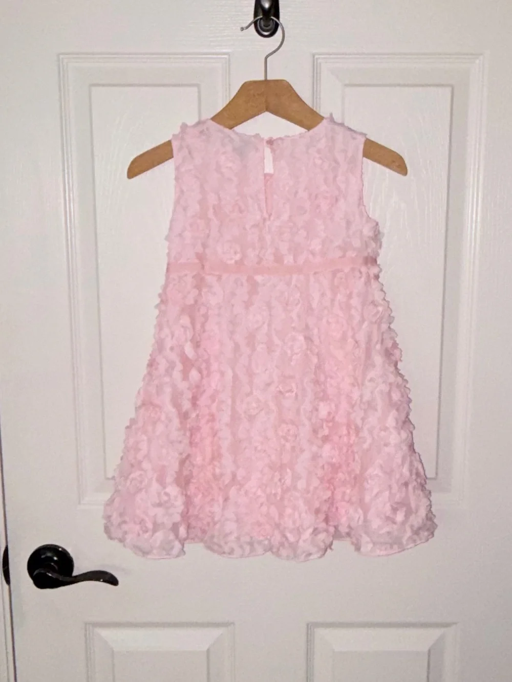 GAP Pink Rosette Petals Sleeveless Party Dress 🌸